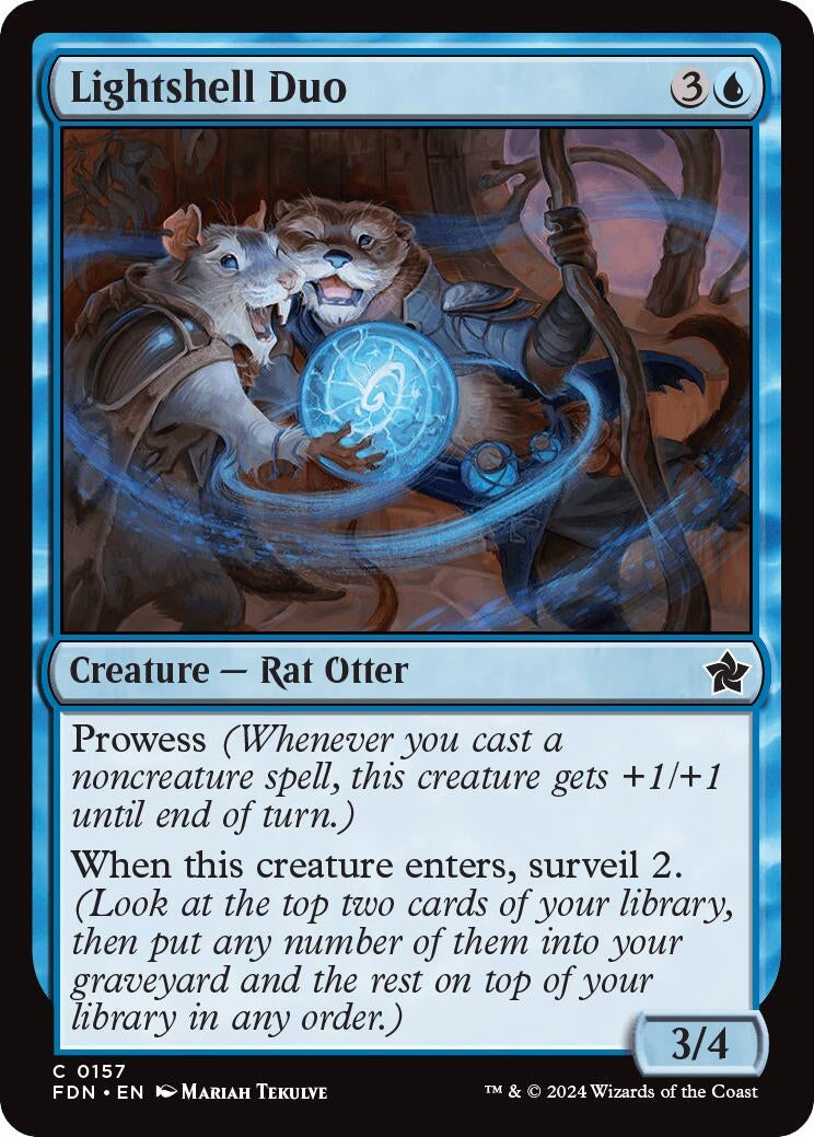 Lightshell Duo (157) [FDN] - MTG Single