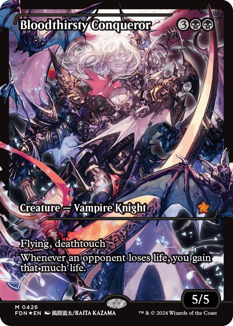 Bloodthirsty Conqueror (Showcase) (426) [FDN] - MTG Single