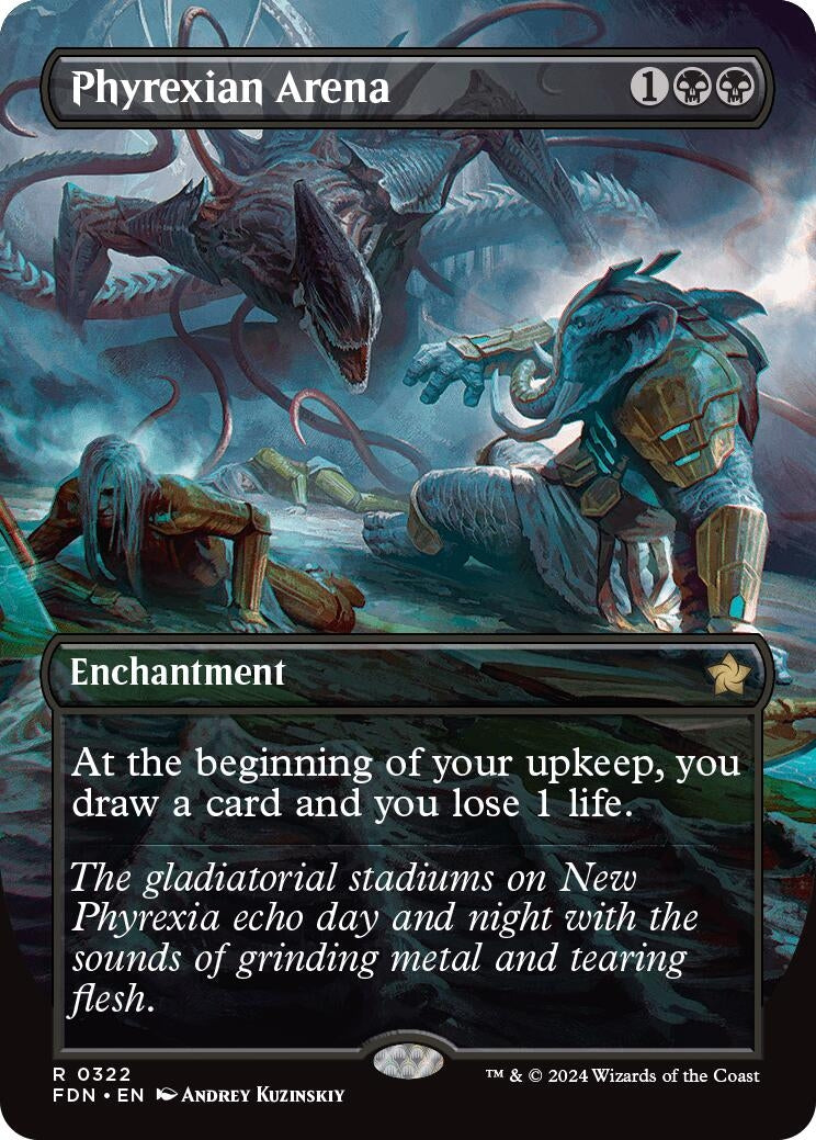 Phyrexian Arena (Borderless) (322) [FDN] - MTG Single