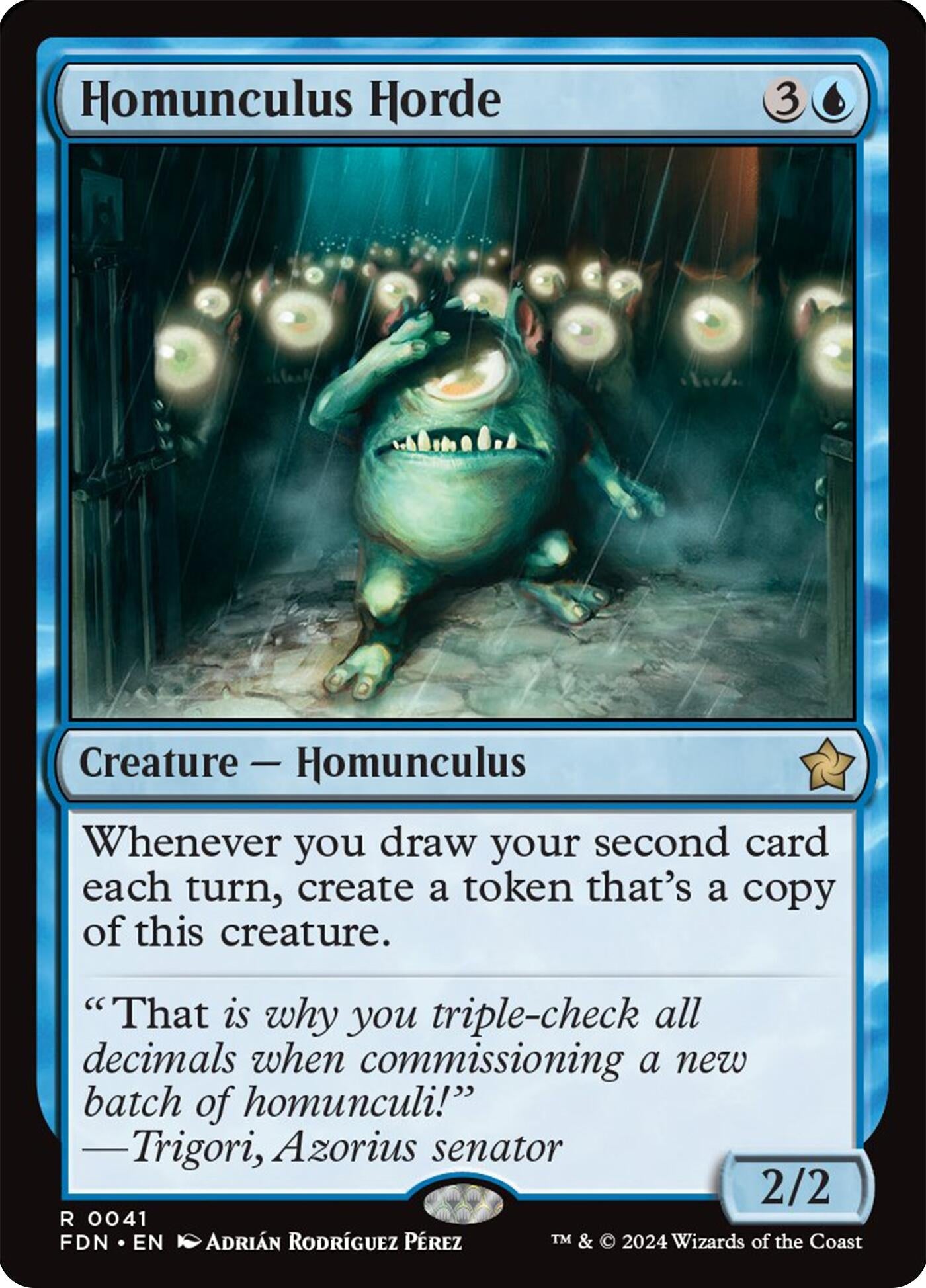 Homunculus Horde (41) [FDN] - MTG Single