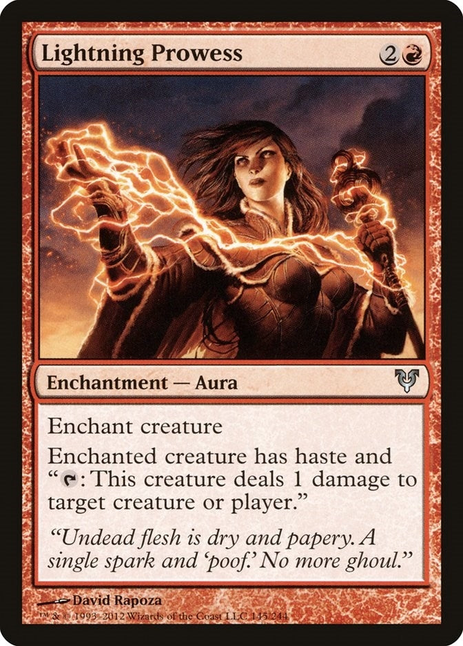 Lightning Prowess (145) [AVR] - MTG Single