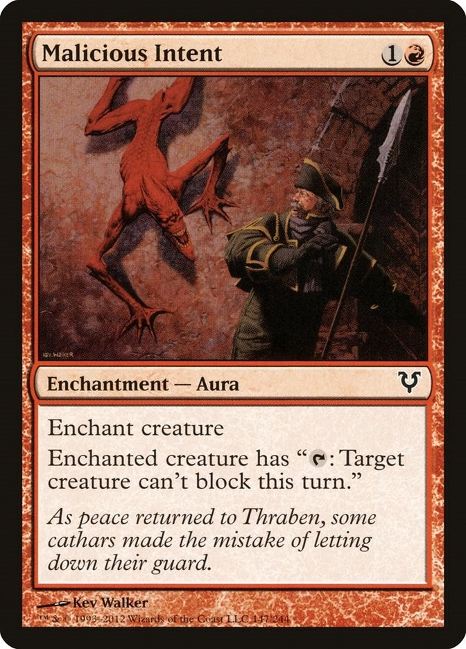 Malicious Intent (147) [AVR] - MTG Single