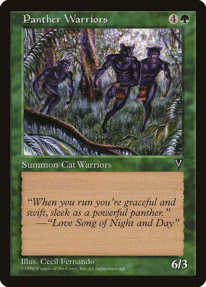 Panther Warriors [VIS] - MTG Single