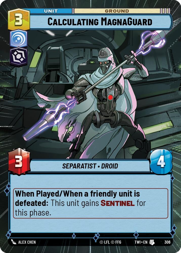 Calculating MagnaGuard (Hyperspace) (306) (TOR) - Star Wars: Unlimited Single