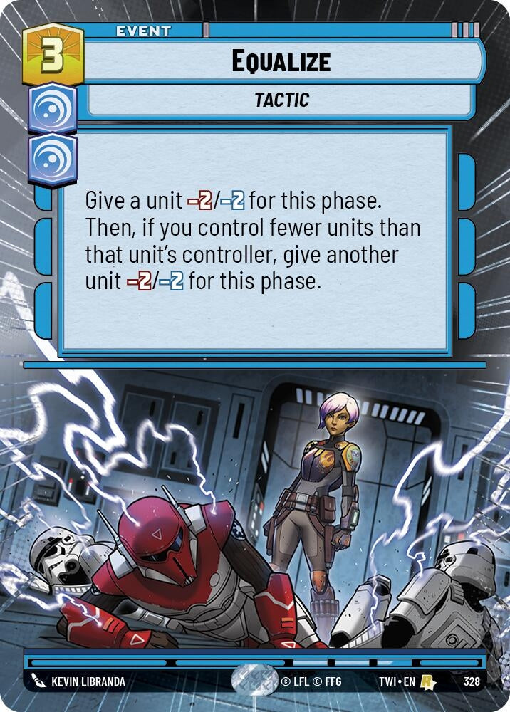 Equalize (Hyperspace) (328) (TOR) - Star Wars: Unlimited Single