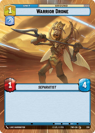 Warrior Drone (Hyperspace) (330) (TOR) - Star Wars: Unlimited Single