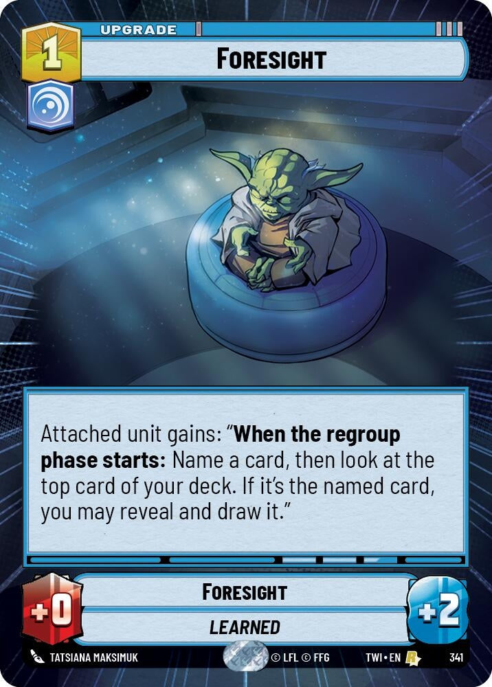 Foresight (Hyperspace) (341) (TOR) - Star Wars: Unlimited Single