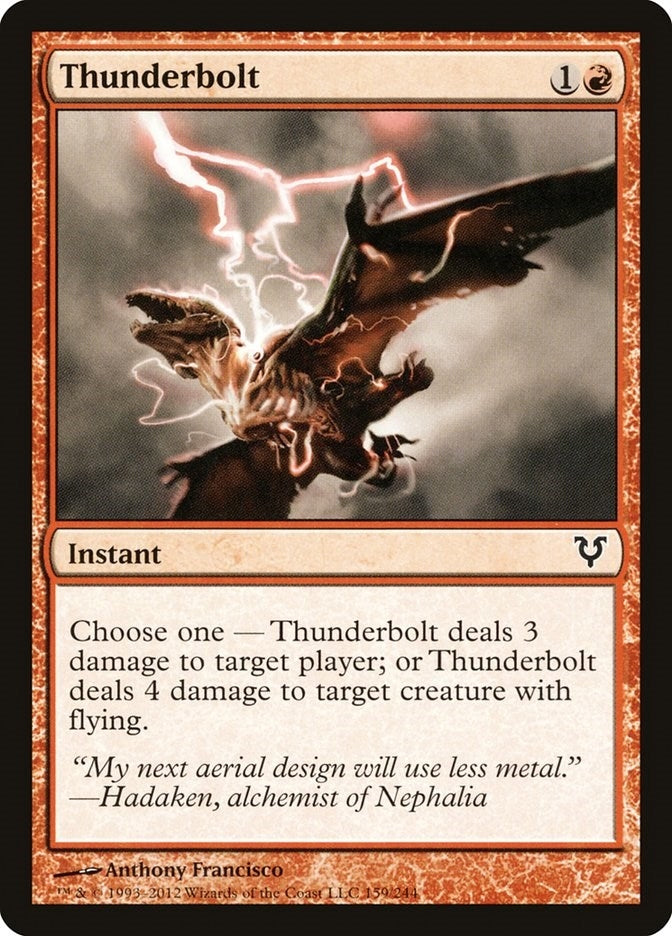 Thunderbolt (159) [AVR] - MTG Single