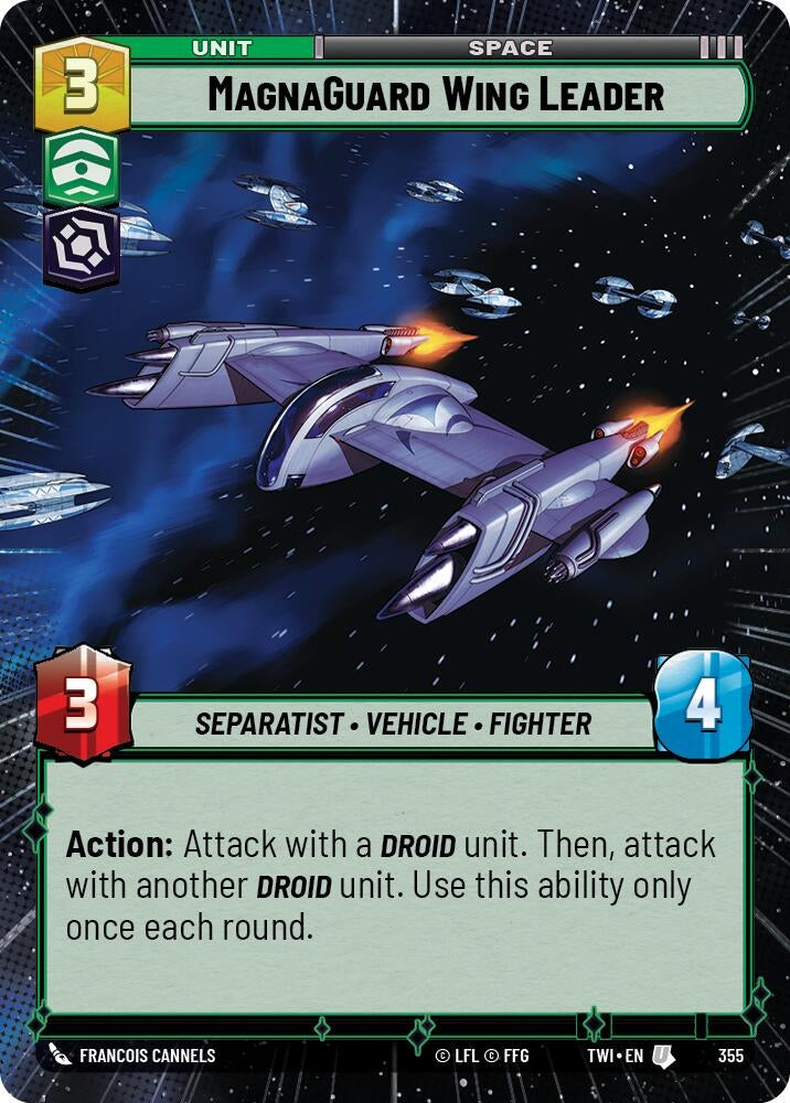 MagnaGuard Wing Leader (Hyperspace) (355) (TOR) - Star Wars: Unlimited Single