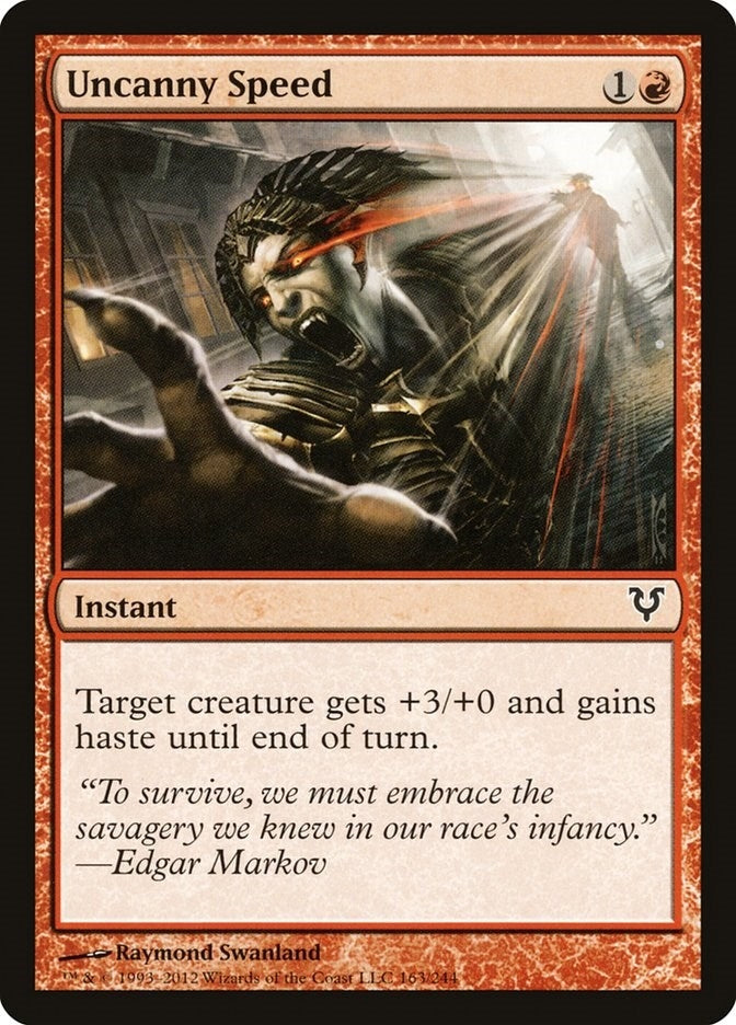 Uncanny Speed (163) [AVR] - MTG Single