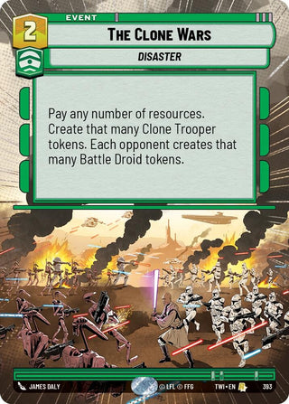 The Clone Wars (Hyperspace) (393) (TOR) - Star Wars: Unlimited Single