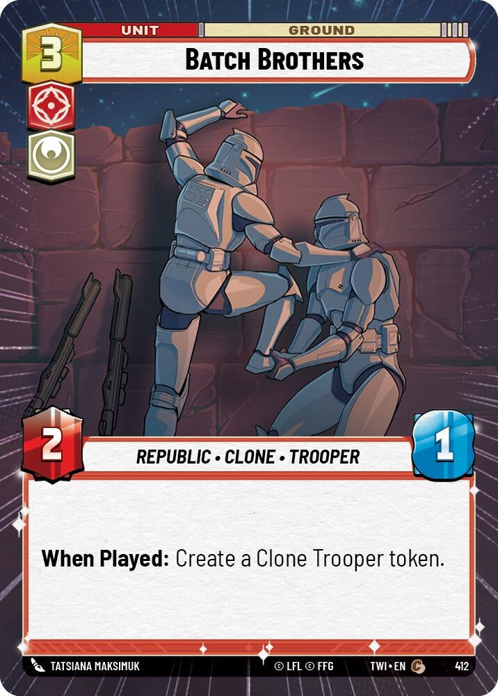 Batch Brothers (Hyperspace) (412) (TOR) - Star Wars: Unlimited Single