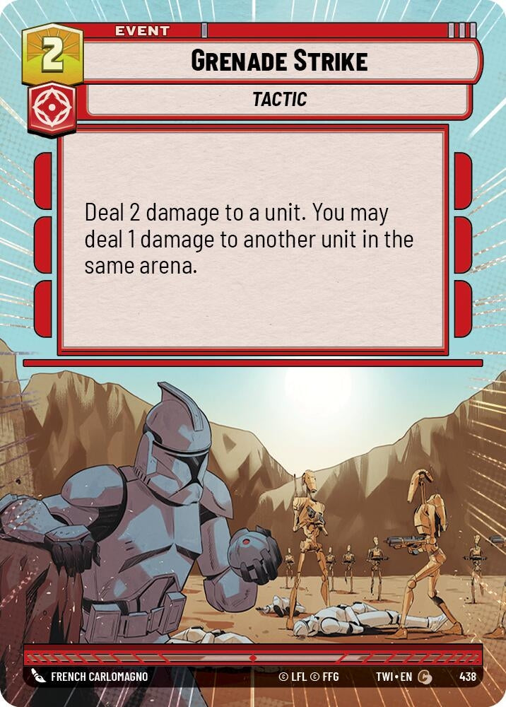 Grenade Strike (Hyperspace) (438) (TOR) - Star Wars: Unlimited Single
