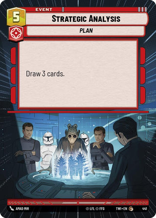 Strategic Analysis (Hyperspace) (441) (TOR) - Star Wars: Unlimited Single