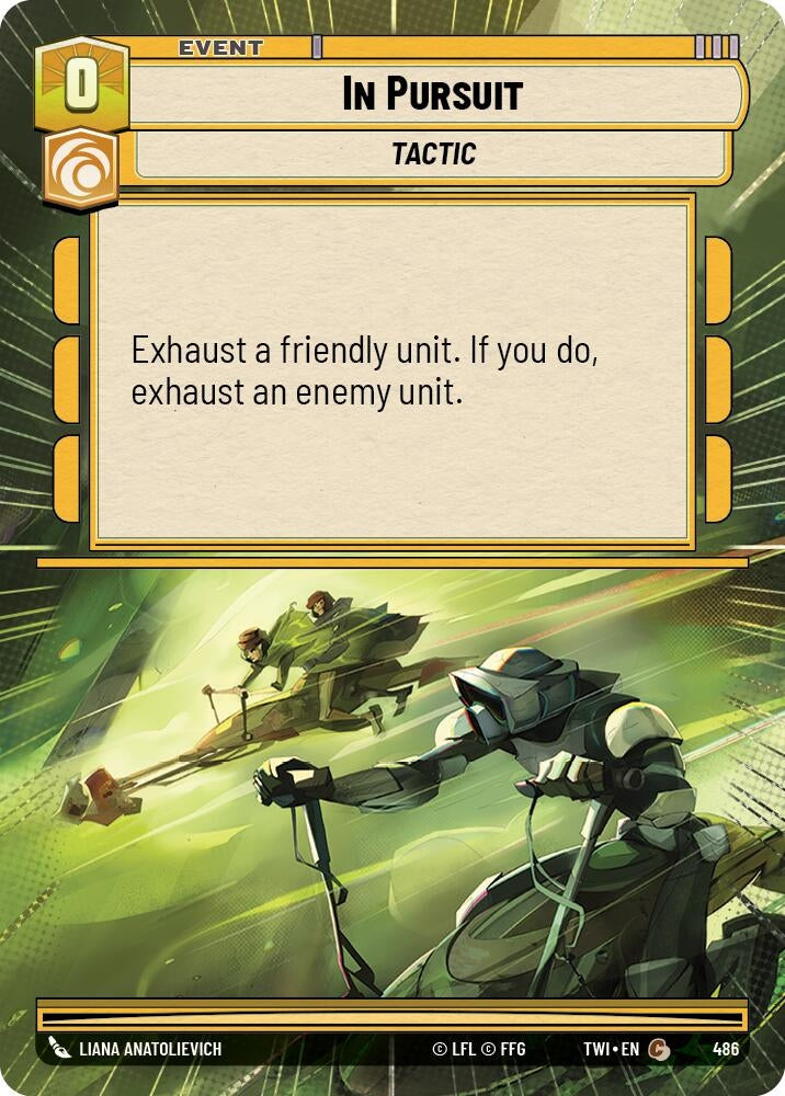 In Pursuit (Hyperspace) (486) (TOR) - Star Wars: Unlimited Single