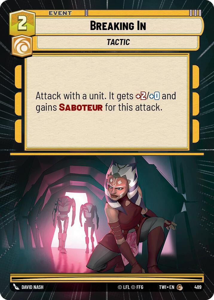 Breaking In (Hyperspace) (489) (TOR) - Star Wars: Unlimited Single