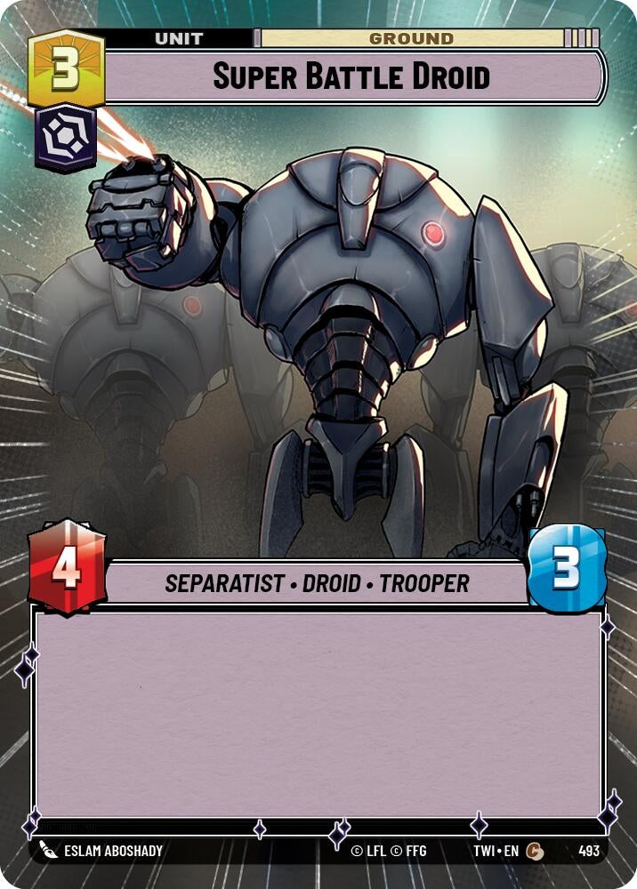 Super Battle Droid (Hyperspace) (493) (TOR) - Star Wars: Unlimited Single