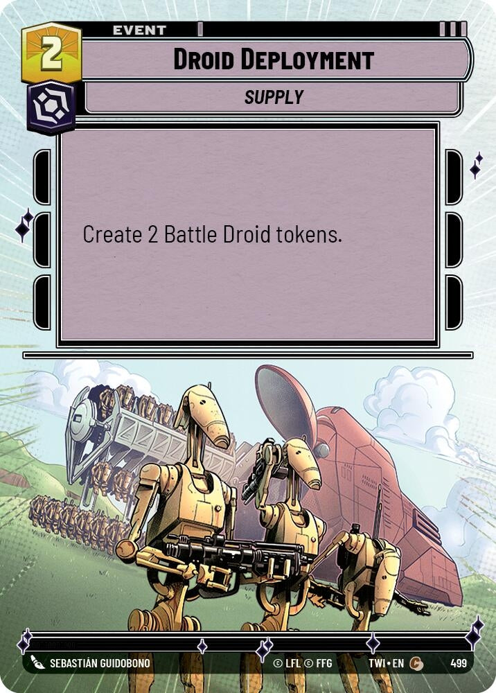 Droid Deployment (Hyperspace) (499) (TOR) - Star Wars: Unlimited Single