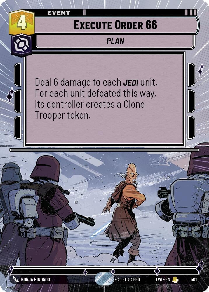 Execute Order 66 (Hyperspace) (501) (TOR) - Star Wars: Unlimited Single