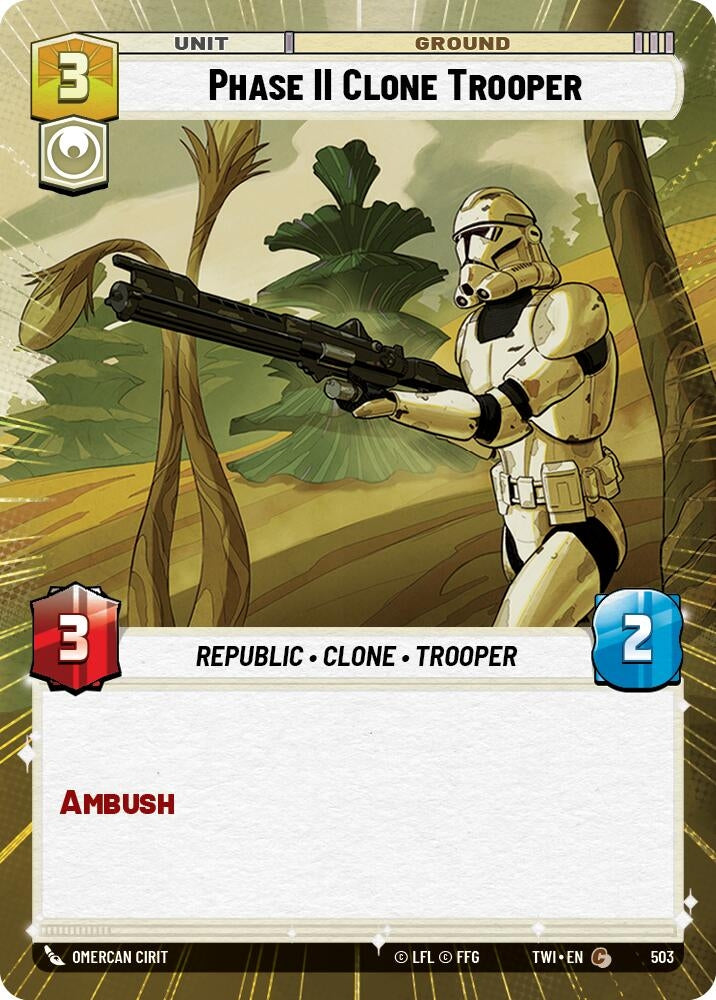 Phase II Clone Trooper (Hyperspace) (503) (TOR) - Star Wars: Unlimited Single