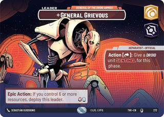 General Grievous - General of the Droid Armies (Showcase) (272) (TOR) - Star Wars: Unlimited Single