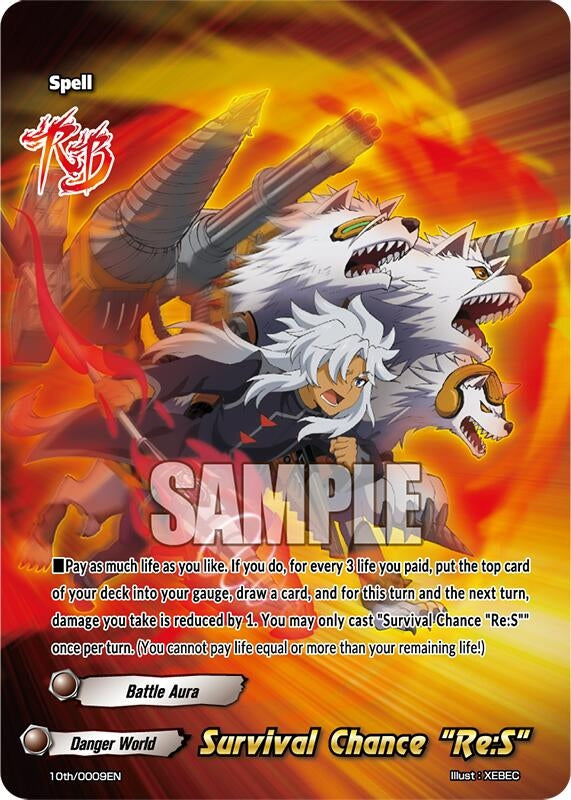 Survival Chance ’Re:S’ (10) [10th] - Future Card BuddyFight Single