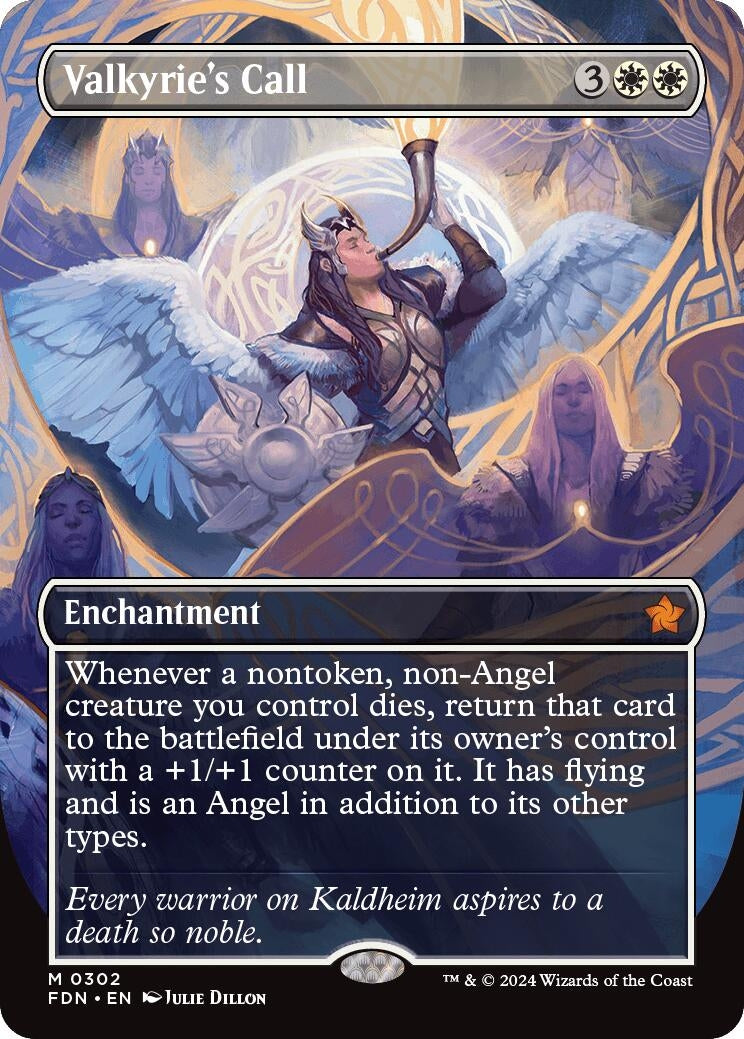 Valkyrie’s Call (Borderless) (302) [FDN] - MTG Single