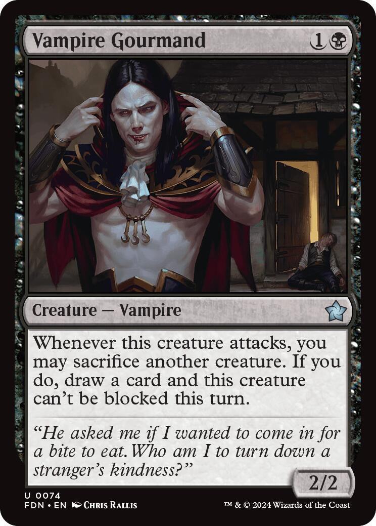 Vampire Gourmand (74) [FDN] - MTG Single
