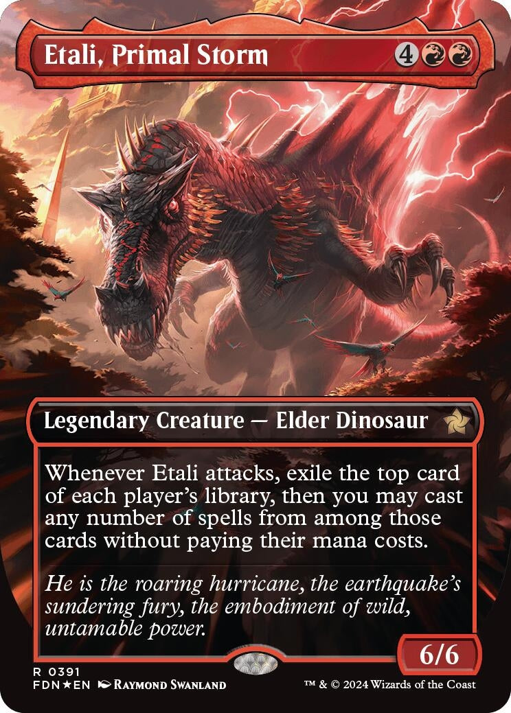 Etali Primal Storm (Borderless) (329) [FDN] - MTG Single