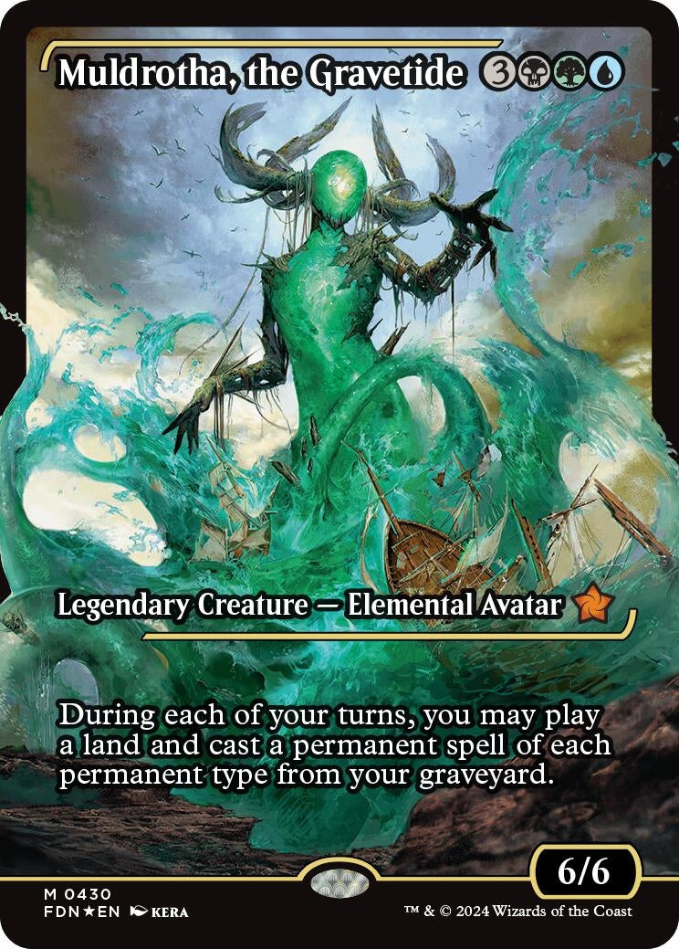 Muldrotha the Gravetide (Showcase) (430) [FDN] - MTG Single