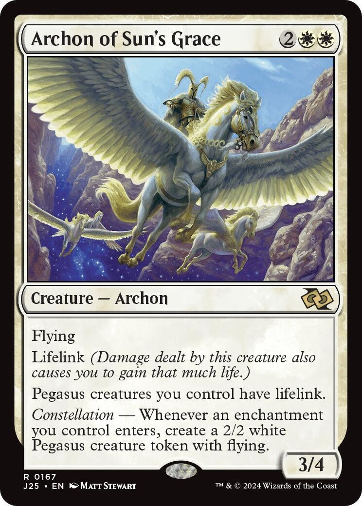 Archon of Sun’s Grace (167) [J25] - MTG Single