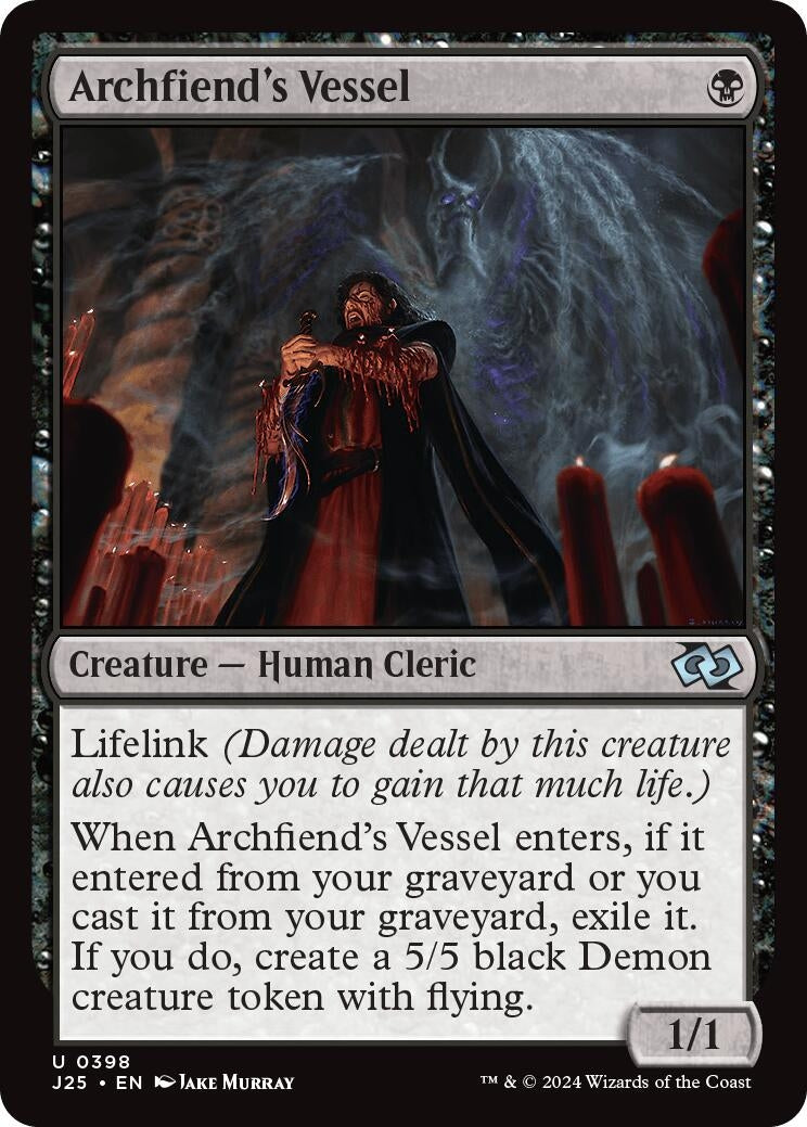 Archfiend’s Vessel (398) [J25] - MTG Single