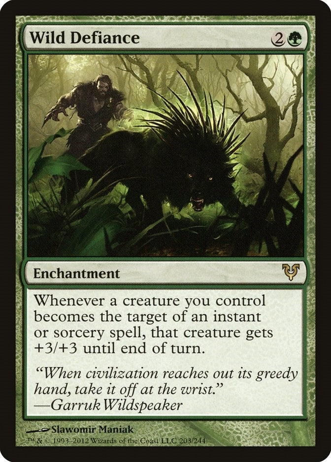 Wild Defiance (203) [AVR] - MTG Single