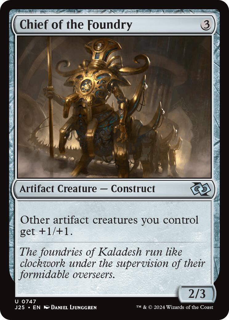 Chief of the Foundry (747) [J25] - MTG Single