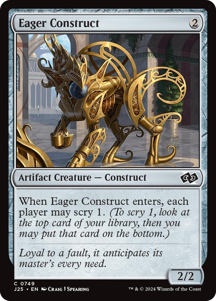 Eager Construct (749) [J25] - MTG Single