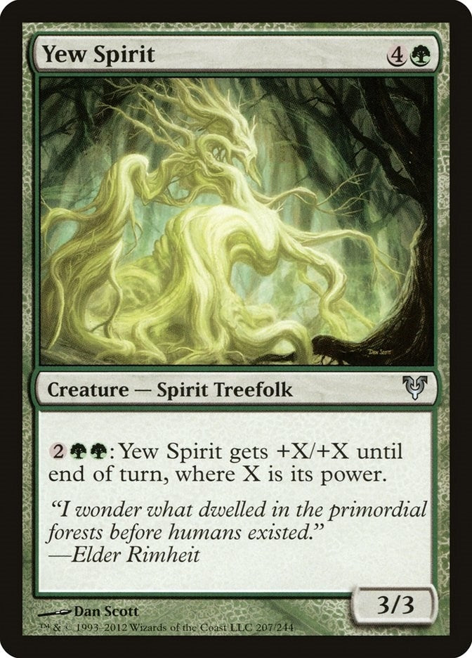 Yew Spirit (207) [AVR] - MTG Single