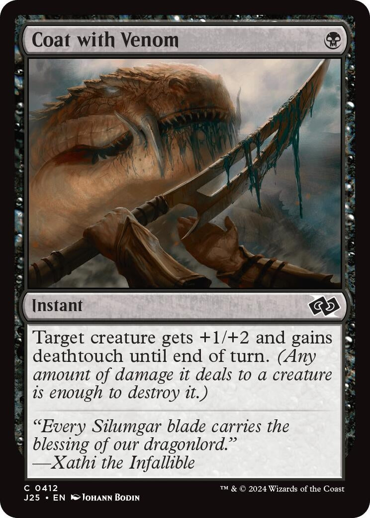 Coat with Venom (412) [J25] - MTG Single