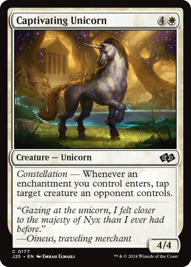 Captivating Unicorn (177) [J25] - MTG Single