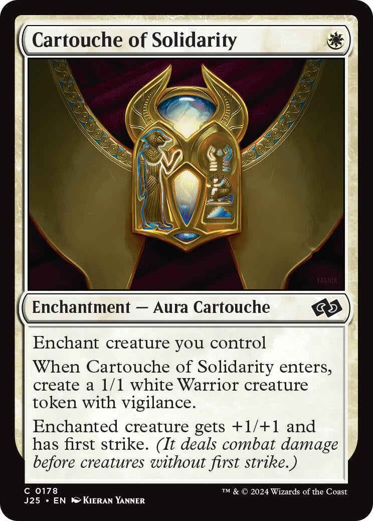 Cartouche of Solidarity (178) [J25] - MTG Single
