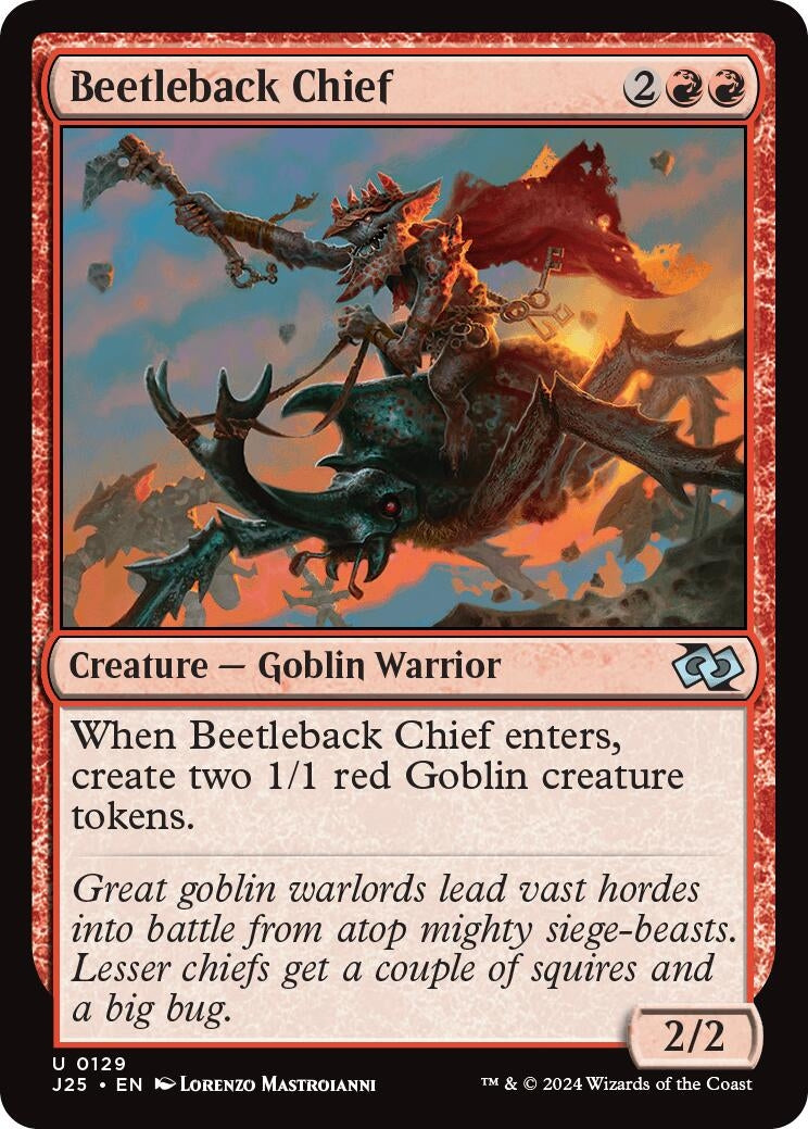 Beetleback Chief (129) [J25] - MTG Single