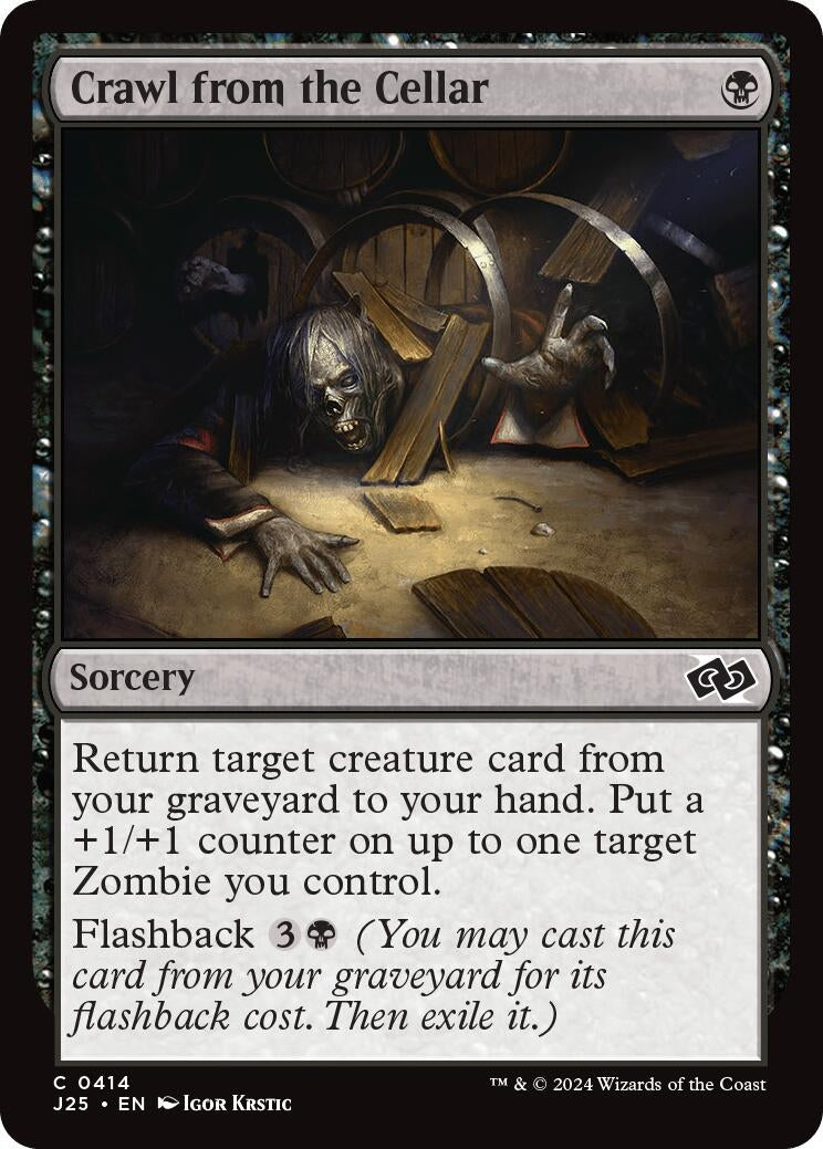 Crawl from the Cellar (414) [J25] - MTG Single