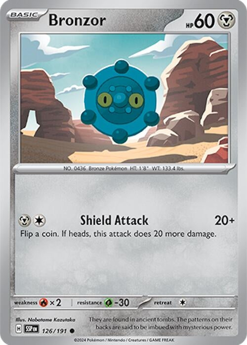 Bronzor (126/191) [SV08: Surging Sparks] - Pokemon Single
