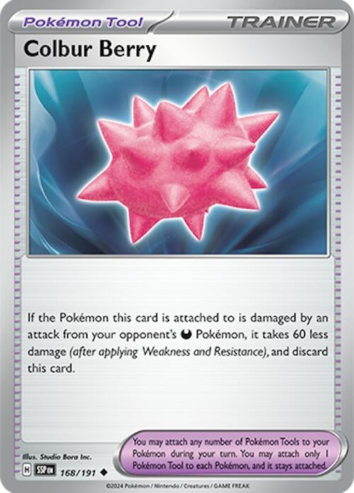 Colbur Berry (168/191) [SV08: Surging Sparks] - Pokemon Single