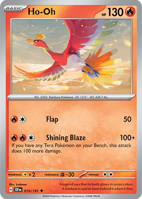 Ho-Oh (019/191) [SV08: Surging Sparks] - Pokemon Single