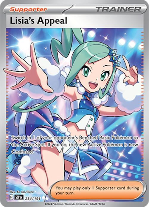 Lisia’s Appeal - 234/191 (234/191) [SV08: Surging Sparks] - Pokemon Single