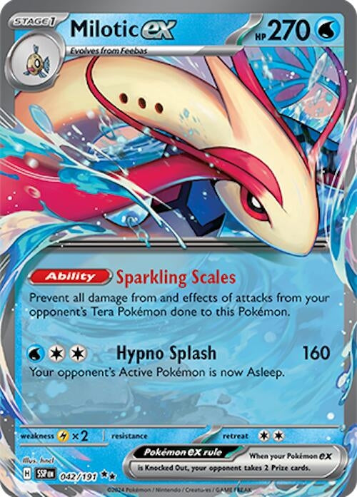 Milotic ex - 042/191 (042/191) [SV08: Surging Sparks] - Pokemon Single