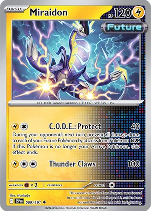 Miraidon (069/191) [SV08: Surging Sparks] - Pokemon Single