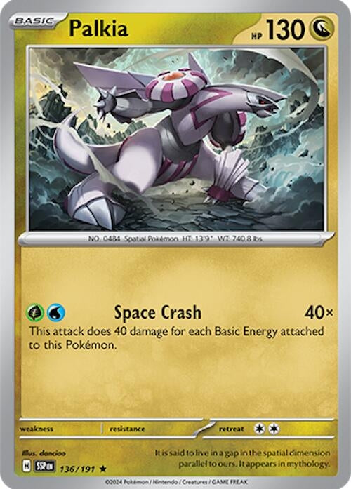Image for Palkia (136/191) (SV08: Surging Sparks) - Pokemon
