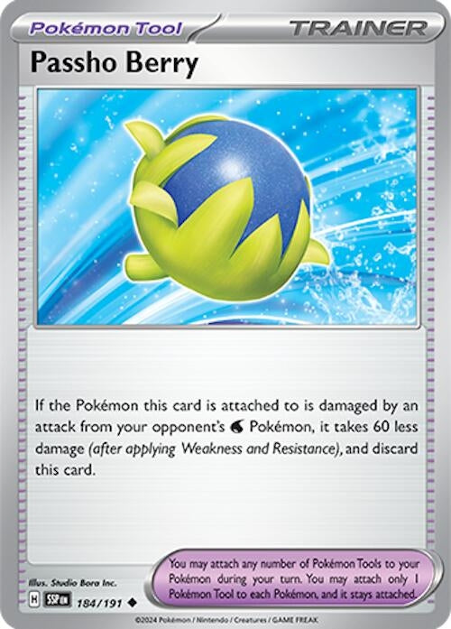 Passho Berry (184/191) [SV08: Surging Sparks] - Pokemon Single