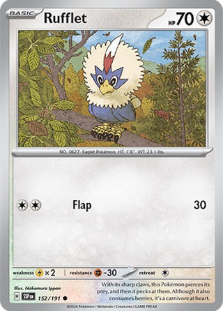 Rufflet (152/191) (SV08: Surging Sparks)